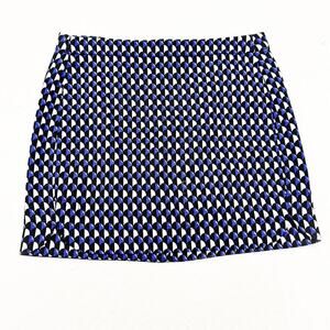 J. Crew Printed Mini Skirt Patterned Print Size 10 MINT / NWOT